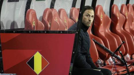 Belgien-Trainer Domenico Tedesco steht nach der 1:2-Niederlage gegen Frankreich mit dem Rücken zur Wand