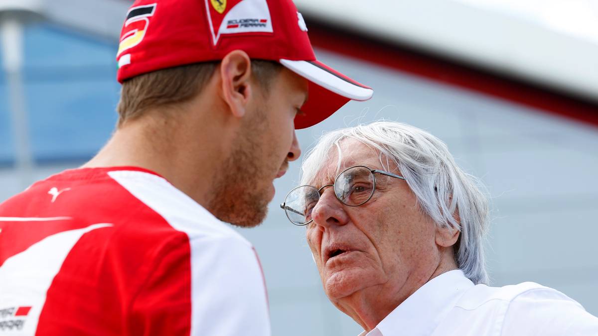 Sebastian Vettel äußerte zuletzt deutliche Kritik an Bernie Ecclestone