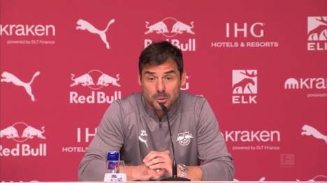 Leipzigs Interimstrainer spricht auf der Pressekonferenz nach dem Spiel gegen den FC Bayern über seine Kapitänsentscheidung.