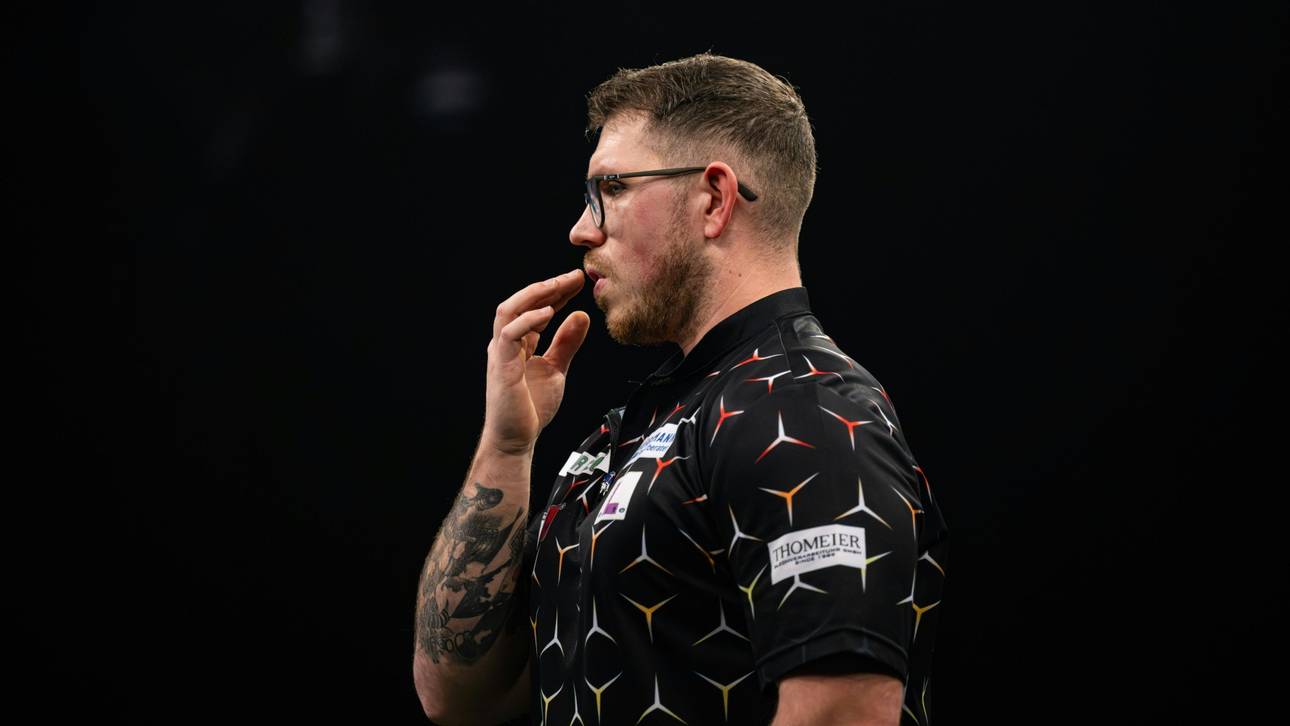 Darts: Wenig scheitert im Grand-Slam-Viertelfinale
