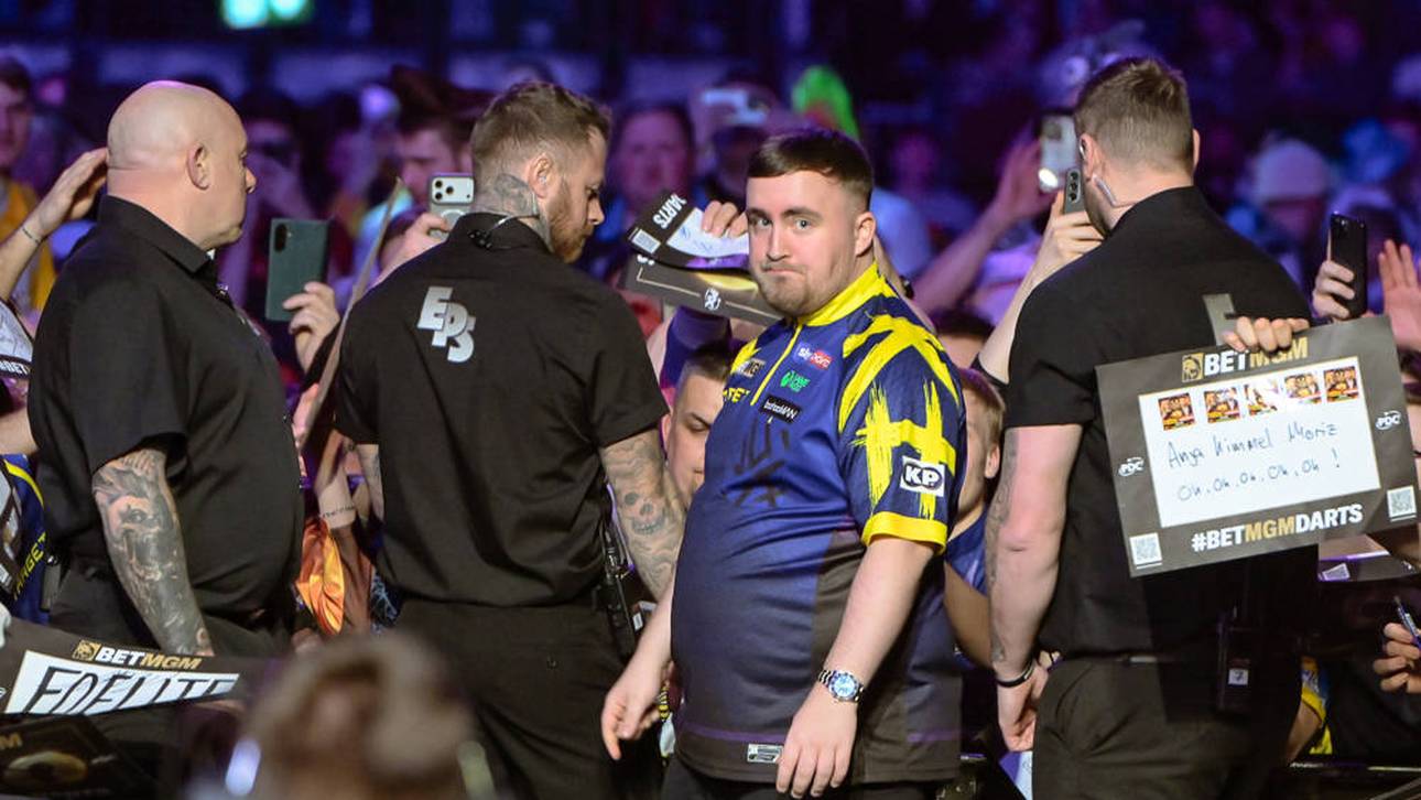 Luke Littler wurde in der Vergangenheit mit Buhrufen deutscher Darts-Fans konfrontiert