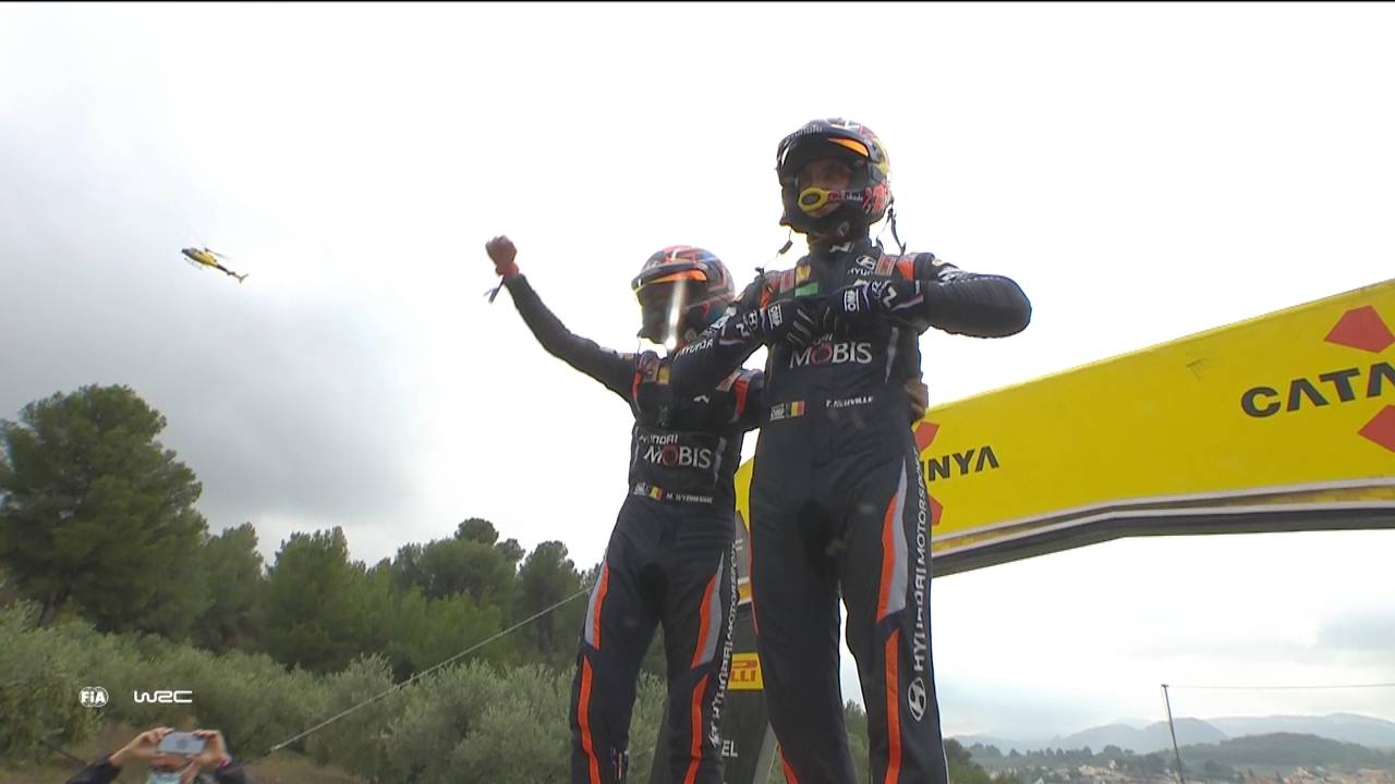 WRC: Thierry Neuville hat die Rallye Spanien gewonnen