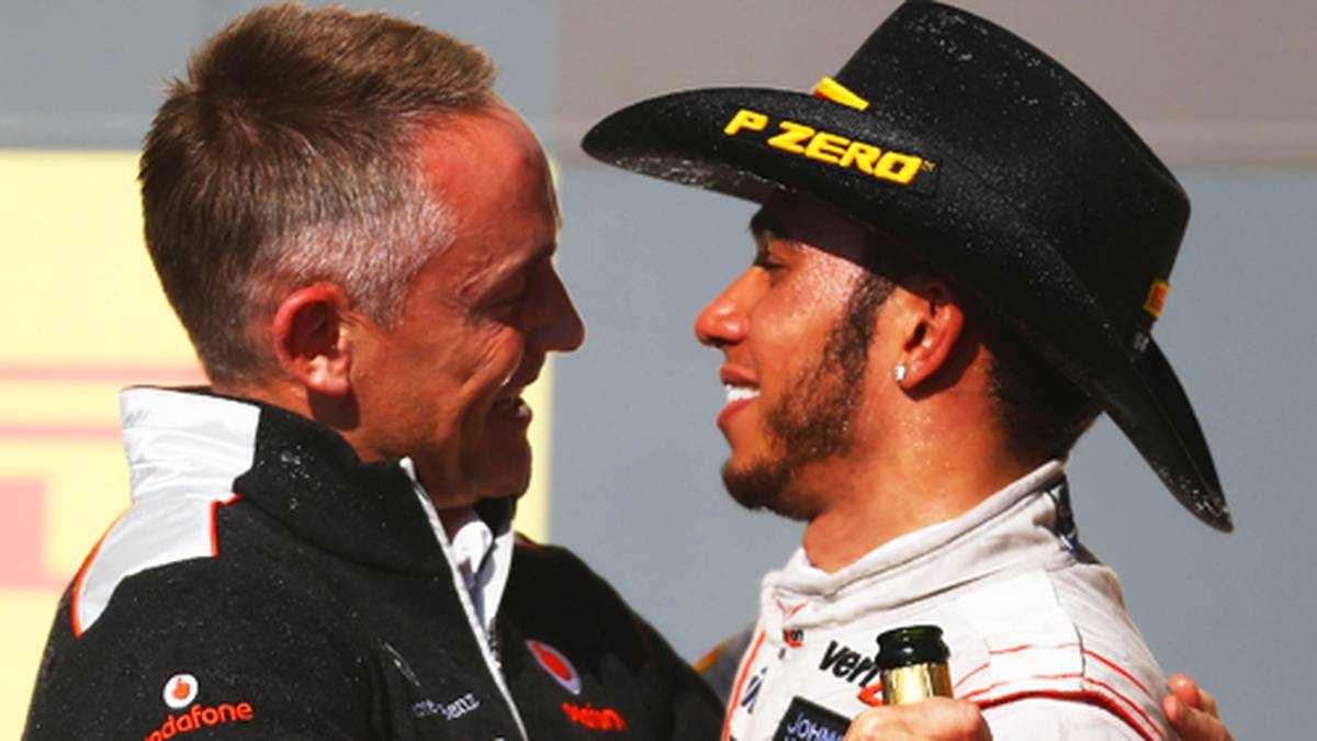 2012: Für Hamilton endet ein Jahr später mit Platz vier in der Gesamtwertung seine sechsjährige Beziehung mit McLaren. Beim vorletzten Saisonrennen in Austin schenkt er seinen Mechanikern und Bossen zum Abschied noch einmal einen Sieg