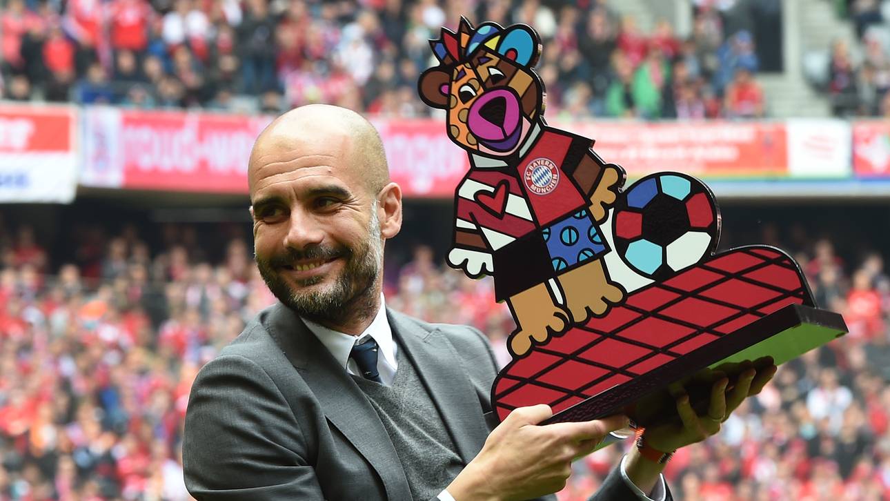 Maskottchen-Geschenk für Guardiola