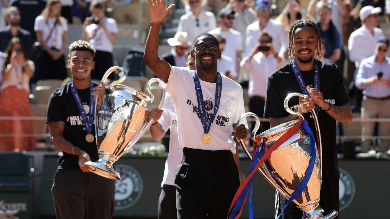 PSG-Profis bei French Open gefeiert
