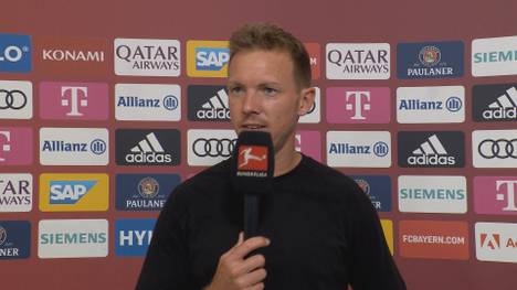 Nach dem 1:1 gegen Borussia Mönchengladbach zeigt sich Julian Nagelsmann nicht zufrieden mit der Leistung des Schiedsrichters. 