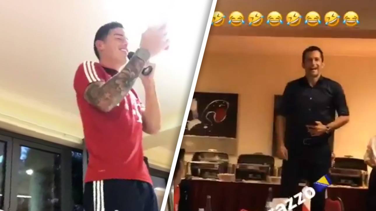 FCB-Star James singt zum Einstand