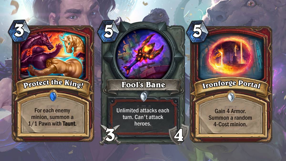 Der Krieger wird durch die neuen Karter durchaus variabler. Vor allem Fool's Bane ermöglicht gute Trades und Boardclears.