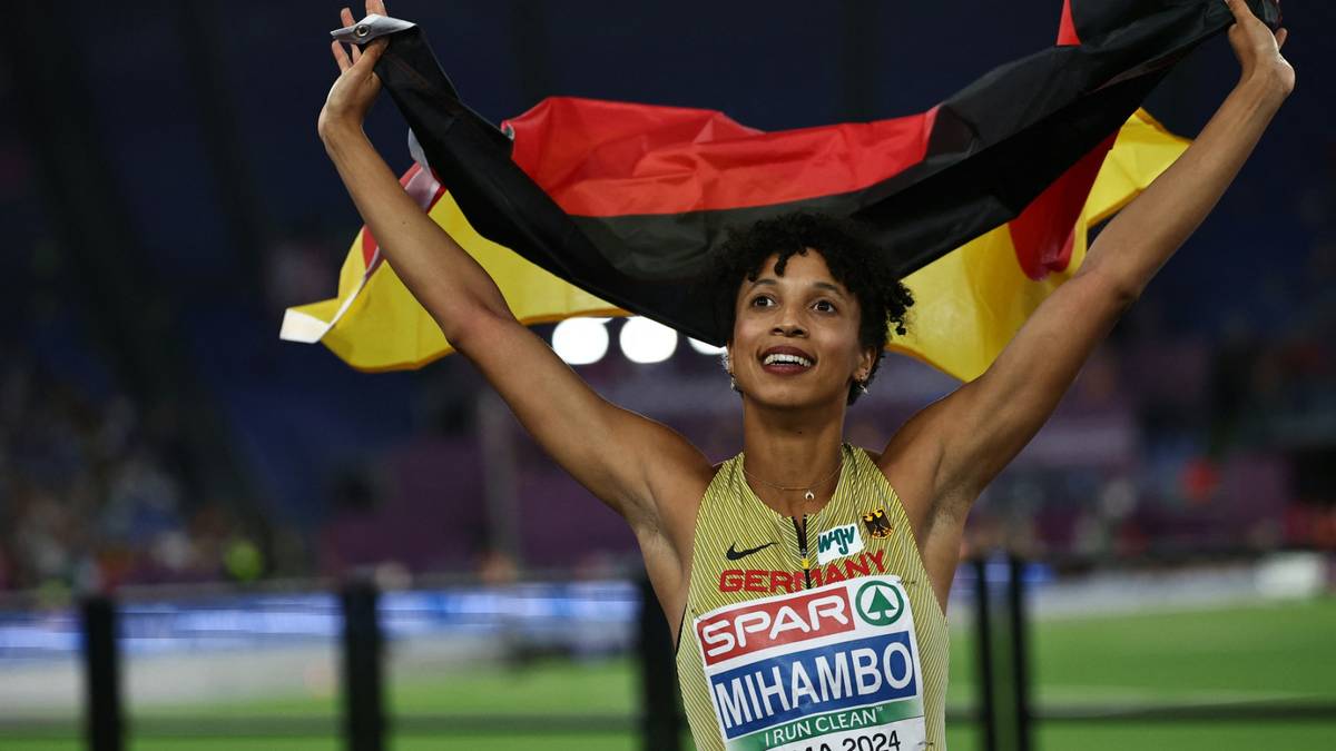 Weitsprung: Malaika Mihambo gewann bei den Leichtathletik-Europameisterschaften in Rom mit 7,22 Metern die einzige deutsche Goldmedaille. Gleichzeitig war dies Weltjahresbestleistung.