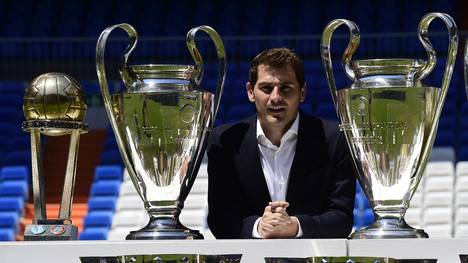 FBL-ESP-POR-REALMADRID-PORTO-CASILLAS Iker Casillas hat den Großteil seiner CL-Einsätze für Real Madrid absolviert und dort auch große Erfolge gefeiert