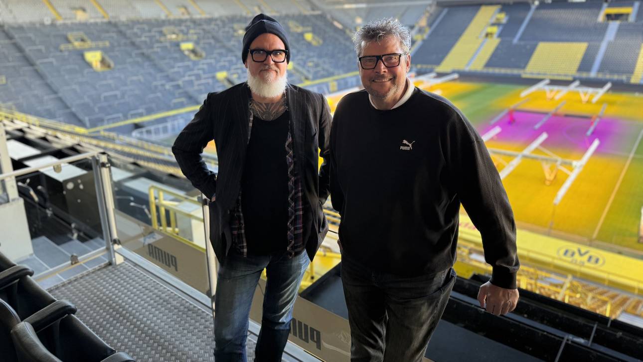 SPORT1-Reporter Reinhard Franke traf BVB-Legende Norbert Dickel zum exklusiven Interview