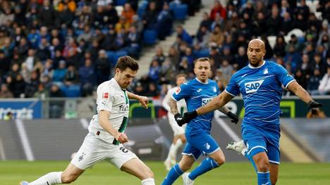 Hofmann (l.) mit einem Doppelpack gegen Hoffenheim