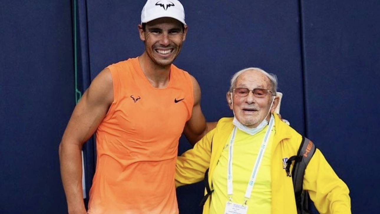 97-Jähriger spielt gegen Nadal