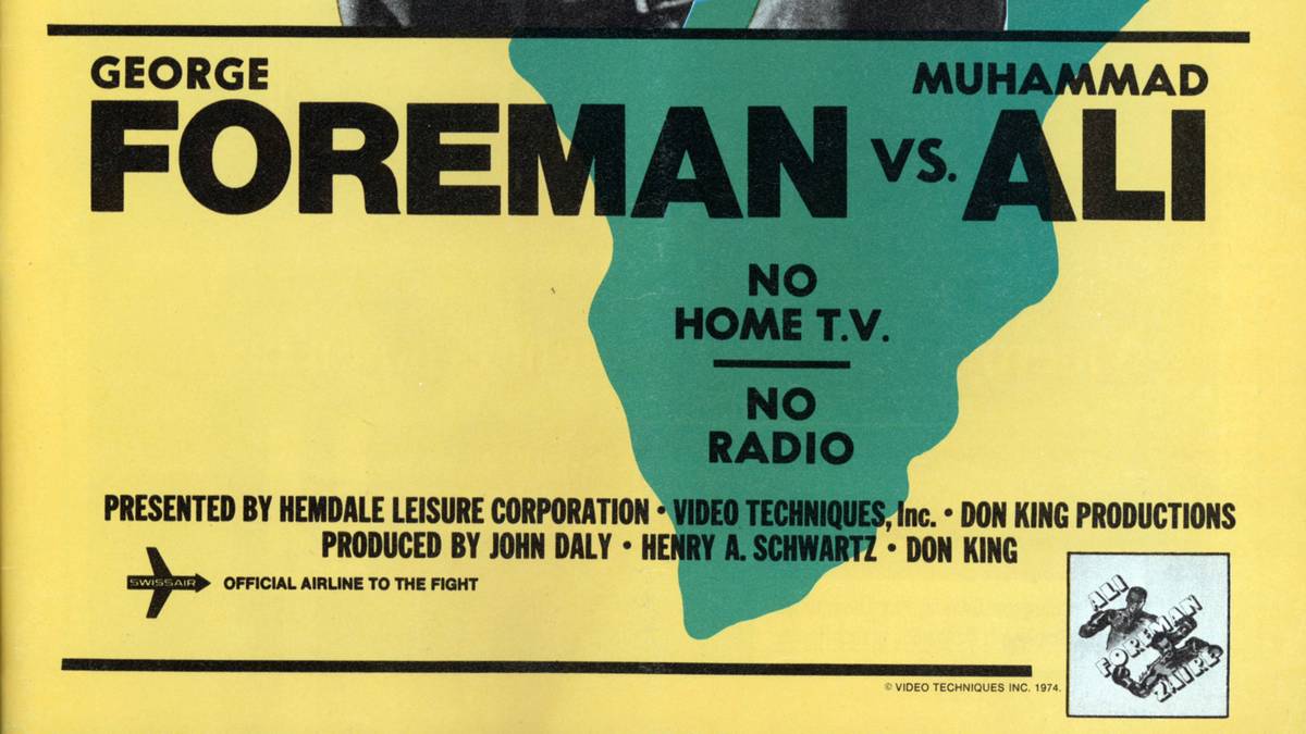 RANG 14 - Foreman vs. Ali, 60.000 Zuschauer: Der berühmte "Rumble in the Jungle" in Zaire belegt in der Rangliste "nur" Rang 14. Muhammad Alis Triumph über George Foreman im Oktober 1974 wird dennoch für immer unvergessen bleiben
