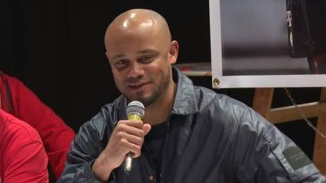 Bayern-Trainer Kompany in Obing