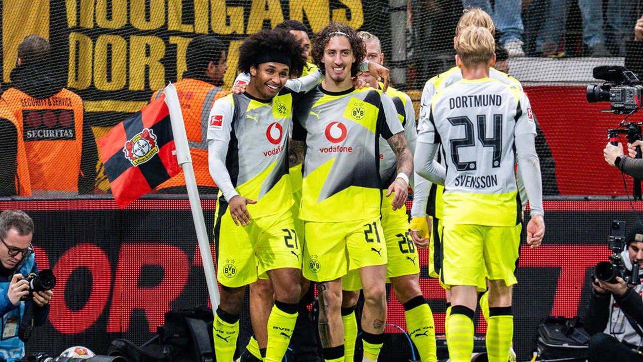 Borussia Dortmund siegte bei Bayer Leverkusen 