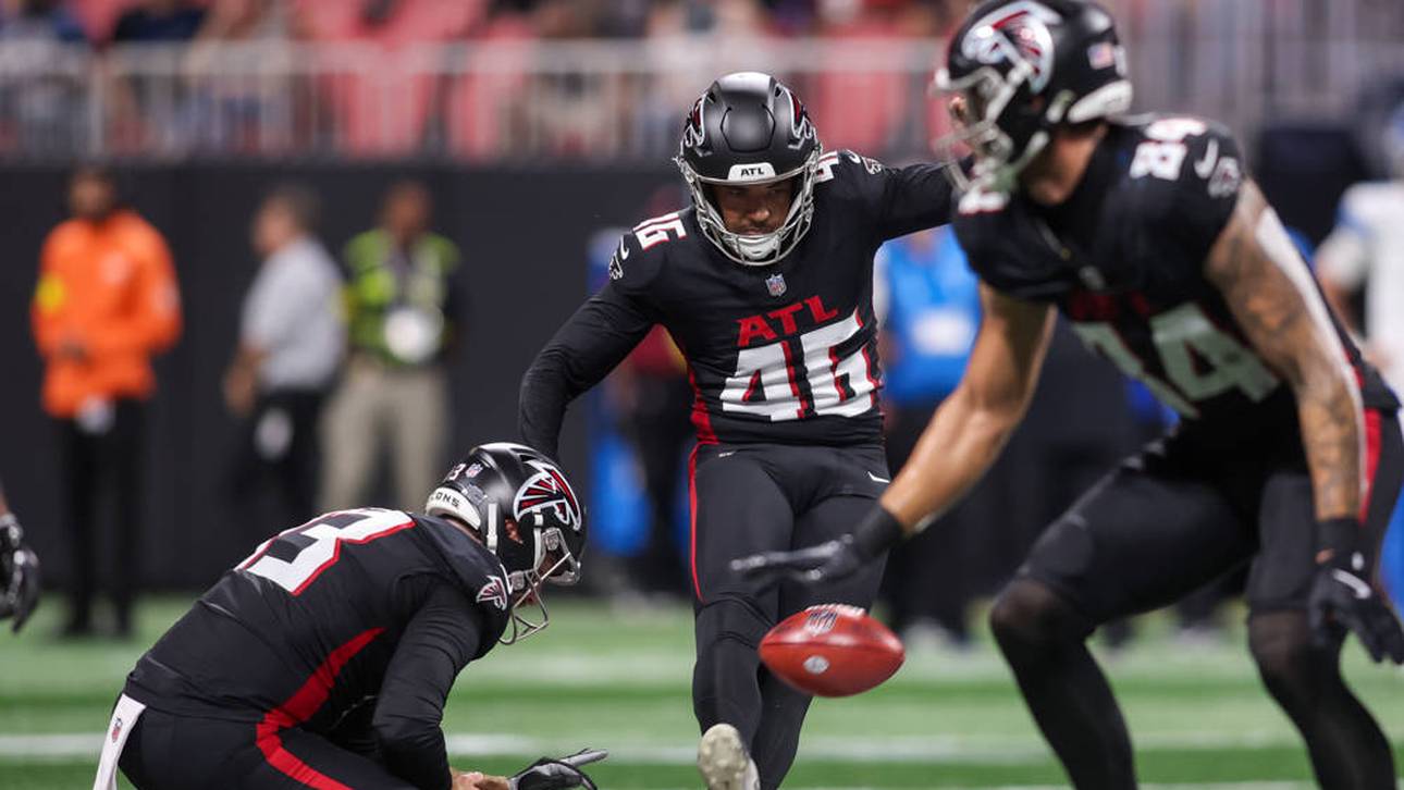 Lenny Krieg (2. v. l.) im Preseason-Spiel der Arizona Cardinals gegen die Detroit Lions