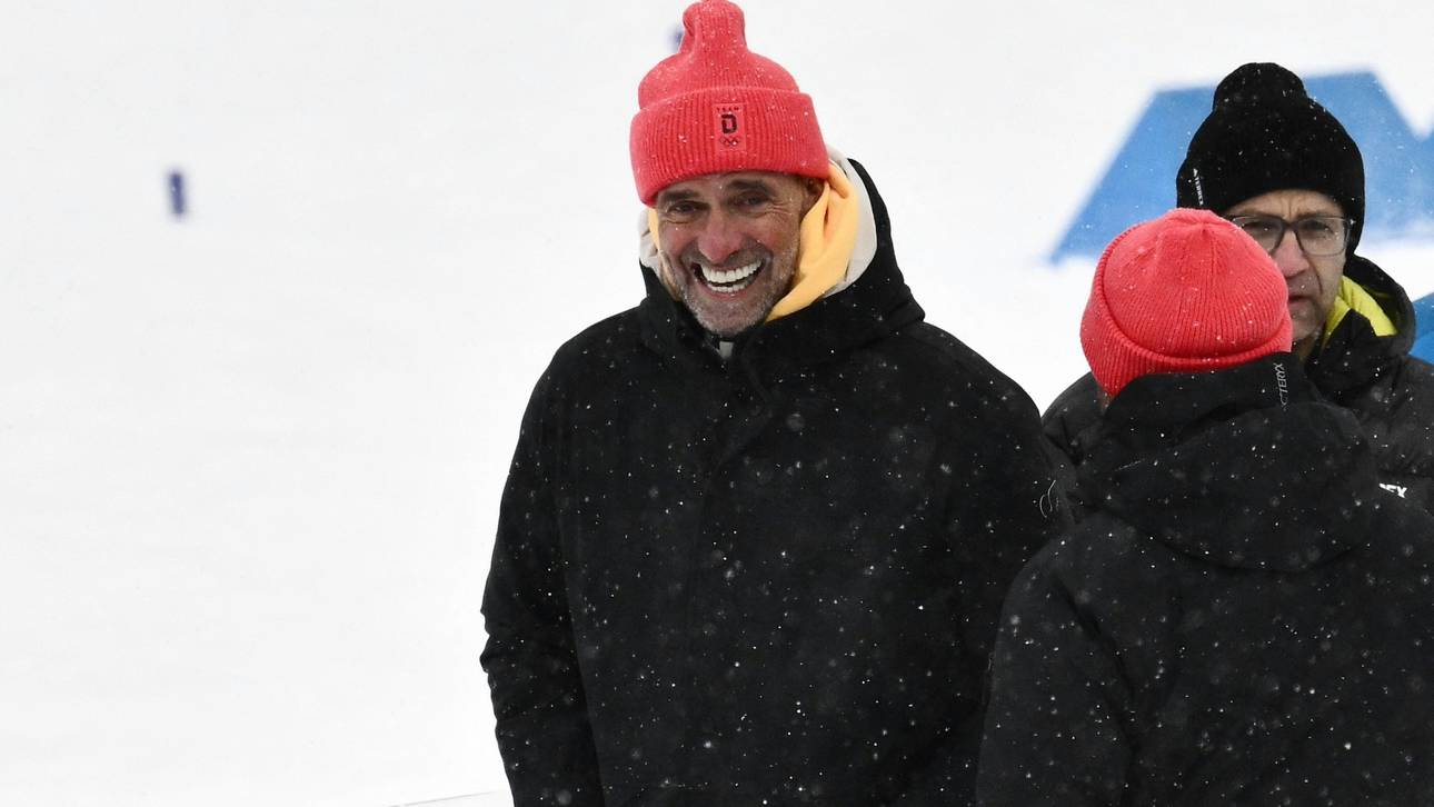 Klopp genießt Biathlon-Wettkampf