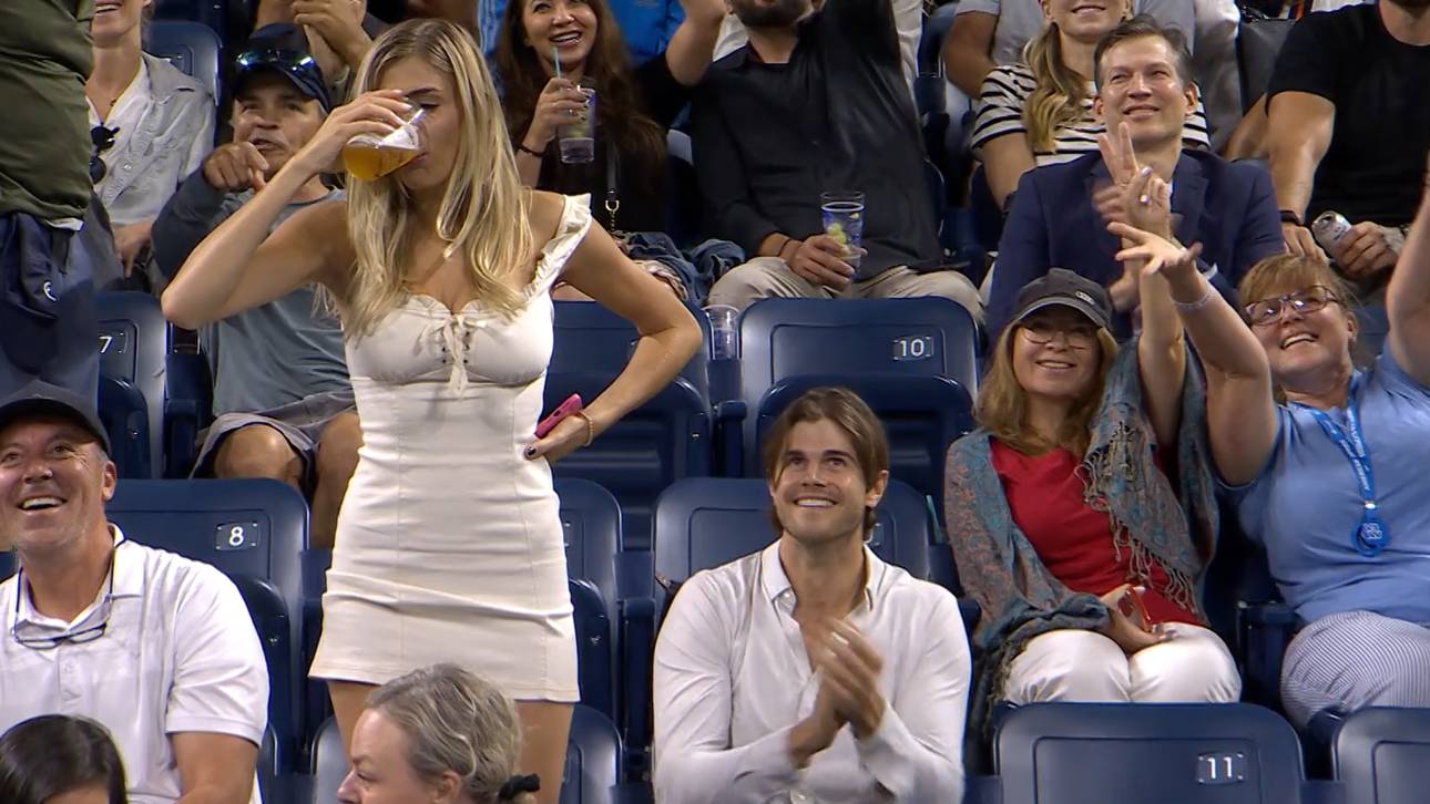 „Beer Girl“ begeistert bei US-Open