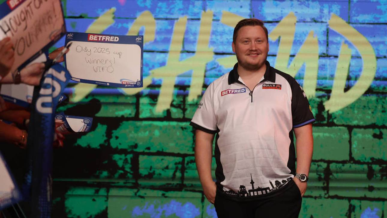 Martin Schindler will bei der Darts-EM weit kommen