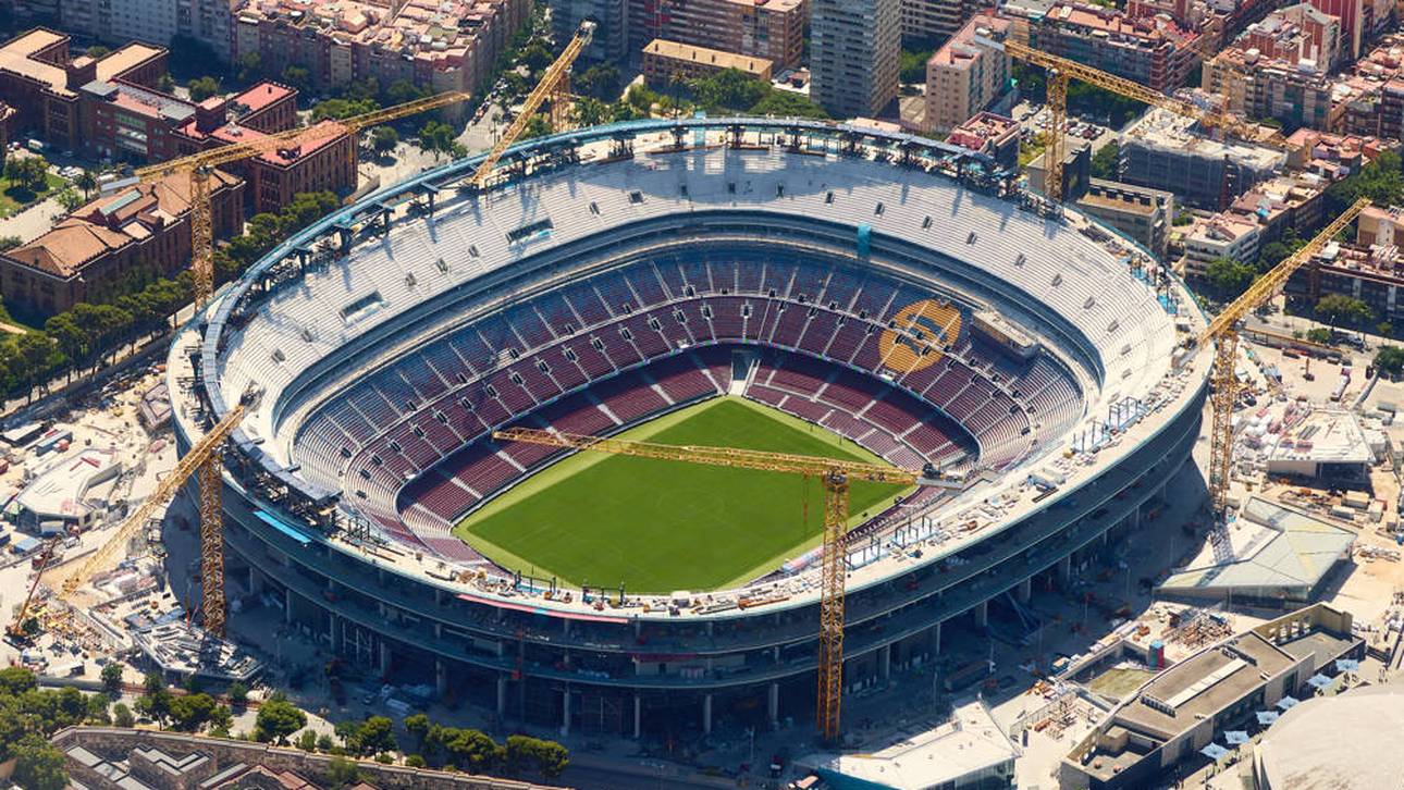 Bauarbeiter am Camp Nou verunglückt