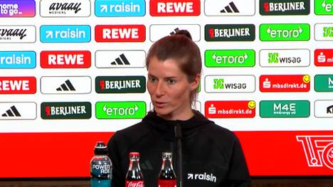 Nach der Kritik von Felix Magath weiß sich Marie-Louise Eta zu wehren. Wegen fehlender Erfahrung hat die Union-Trainerin wenig Sorgen.