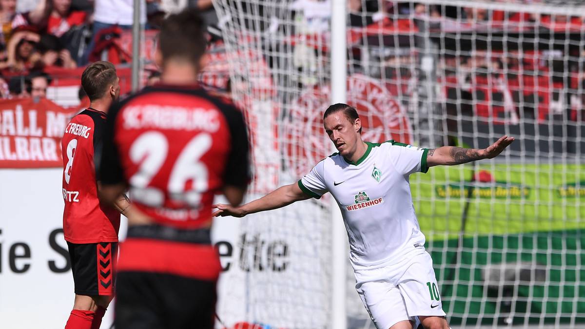 Die torreichste Partie des 26. Spieltag findet jedoch nicht in München statt. In Freiburg kassiert der SC gegen Werder Bremen eine herbe Heimpleite. Der Ex-Freiburger Max Kruse eröffnet in der 21. Minute den Torreigen
