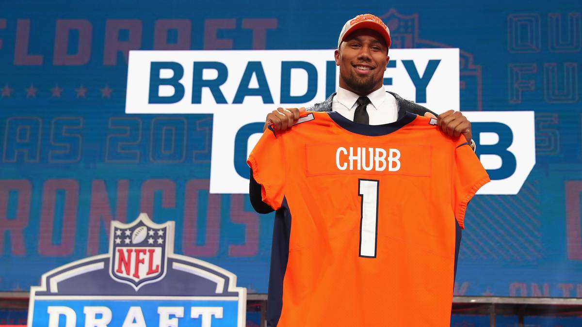 Pick Nr. 5 - BRADLEY CHUBB (Defensive End, NC State) - Denver Broncos: Seine Position ist nicht unbedingt die, auf der die Broncos den größten Bedarf gehabt hätten. Dennoch wird er mit seiner brutalen Kraft und Antriebsstärke eine hervorragende Ergänzung zu Von Miller sein 