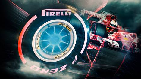 Sebastian Vettel fährt in der Formel 1 mit rosa Reifen