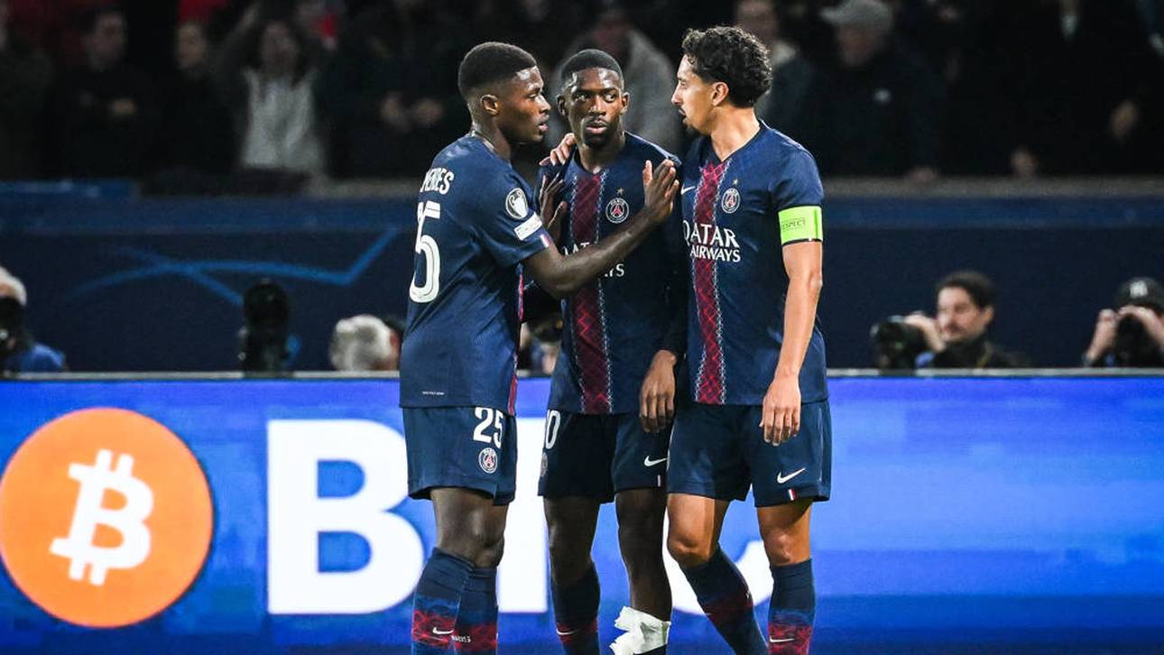 Ousmane Dembélé muss gegen Bayern früh vom Feld