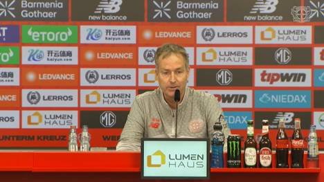 Vor dem Spiel gegen den FC Bayern blickt Bayer-Trainer Kasper Hjulmand auf die bevorstehende Partie. Um bestehen zu können, hofft Hjulmand auf eine Topleistung seines Teams gegen eine absolute Topmannschaft.