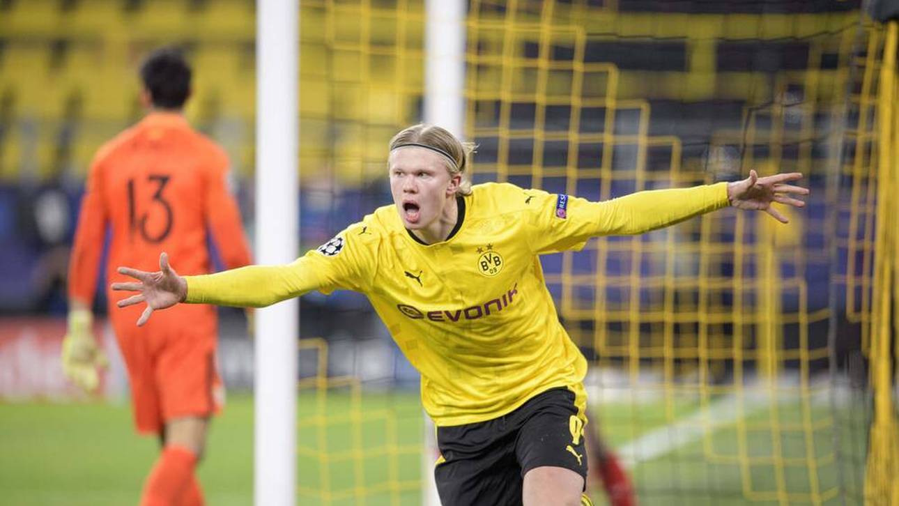 Erling Haaland hat für seine 20 CL-Tore gerade mal 14 Einsätze gebraucht