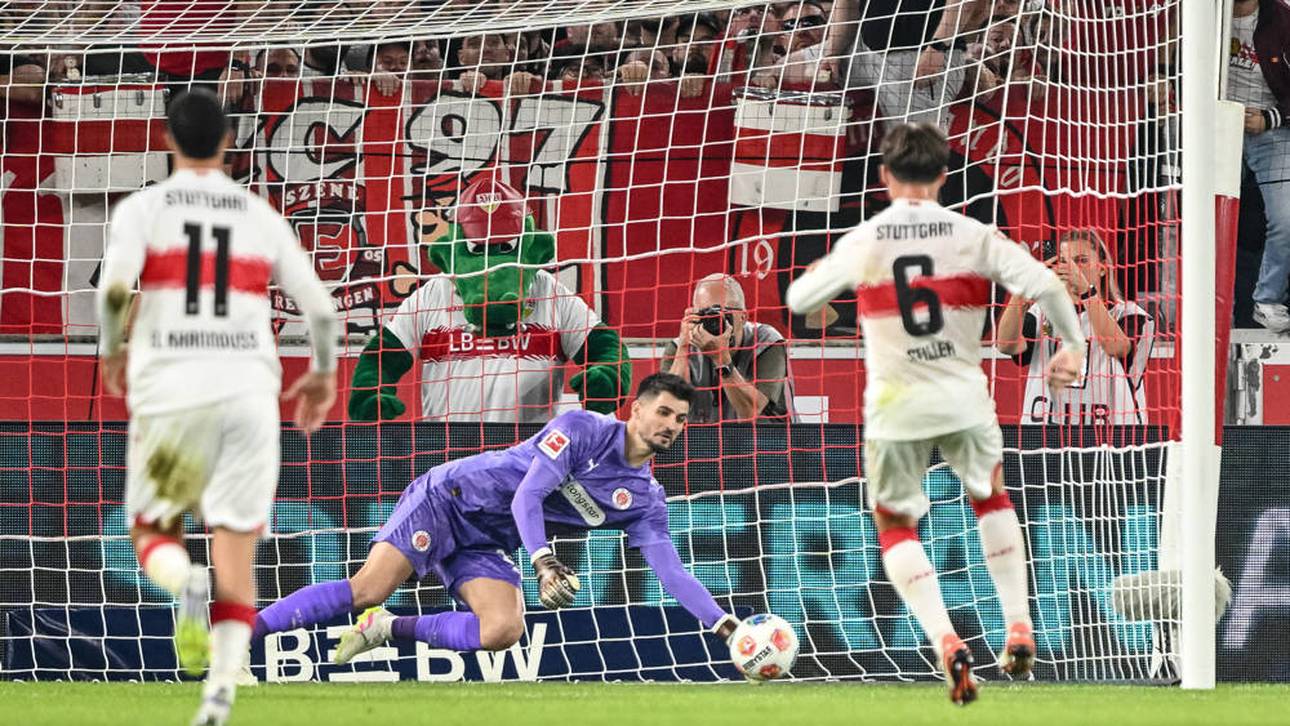 Den schwachen Schuss von Angelo Stiller konnte Nikola Vasilj problemlos parieren