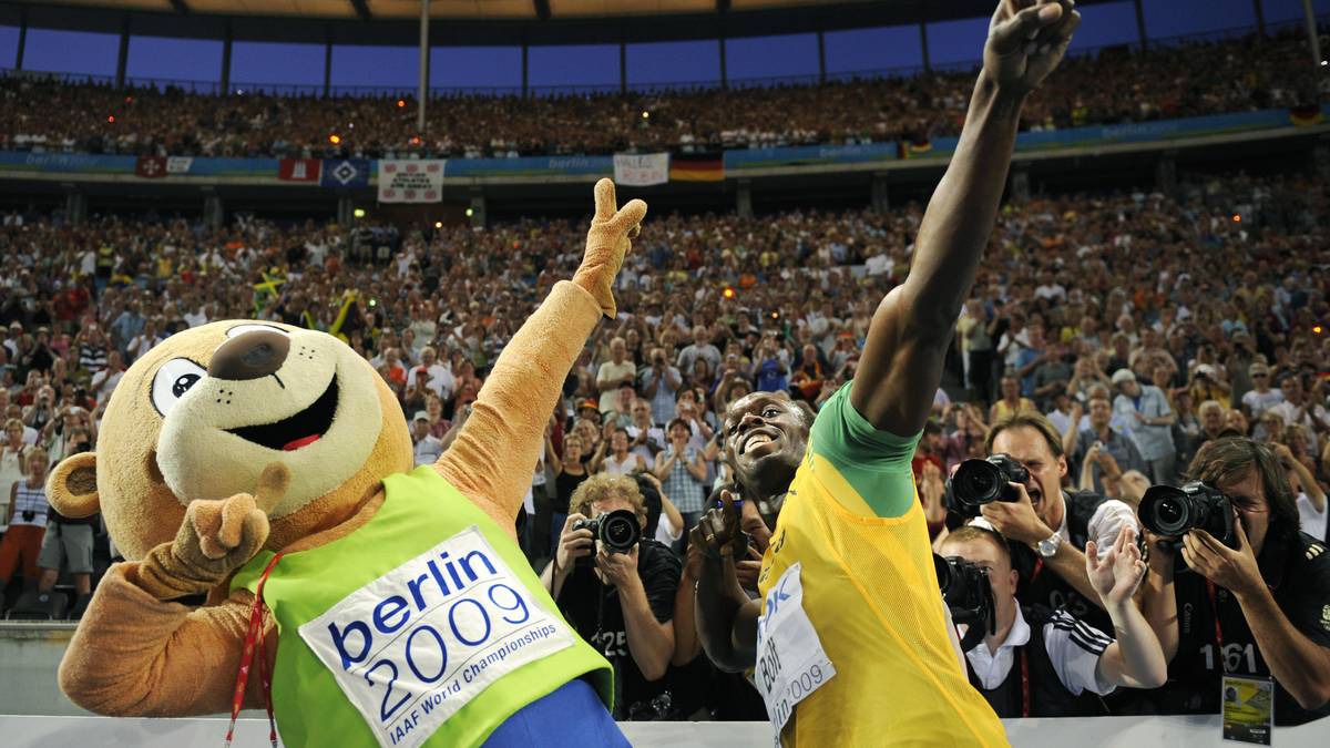 Usain Bolt wurde mit seinem Jubel zur Ikone