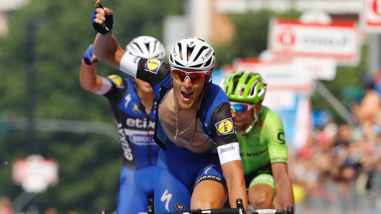 Trentin gewinnt bei Massensprint