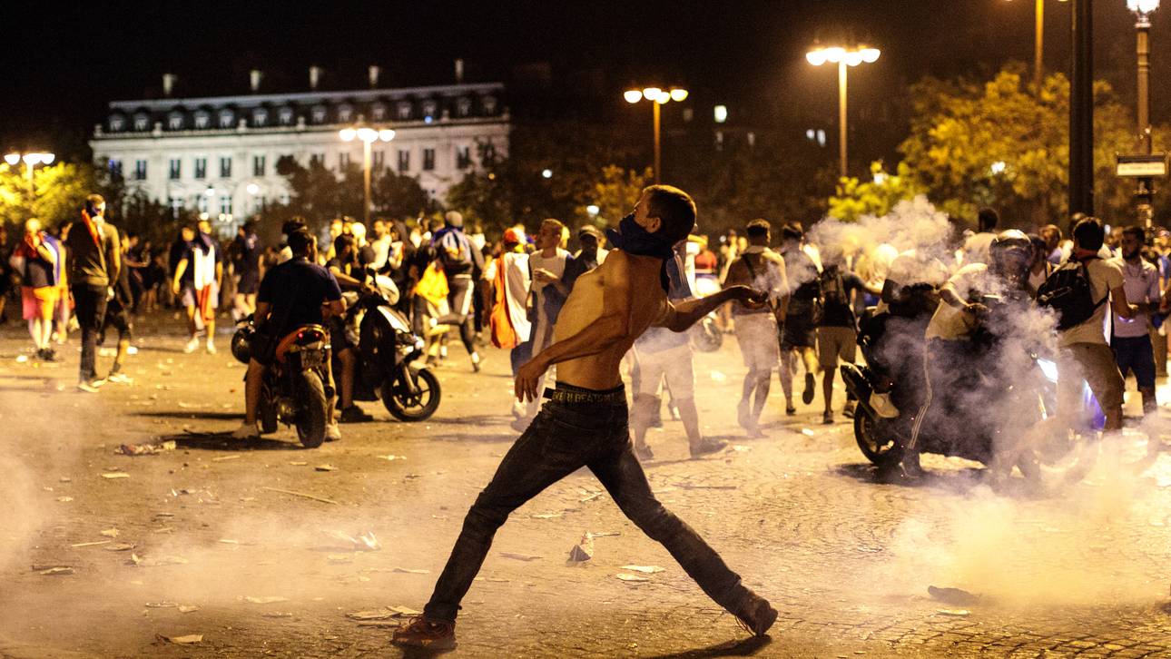 Krawalle in Frankreich nach WM-Sieg