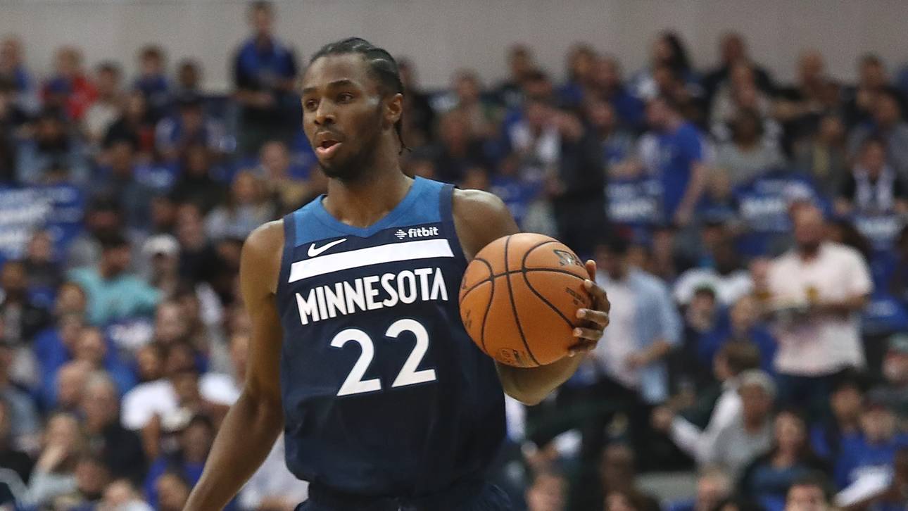 Andrew Wiggins von den Minnesota Timberwolves