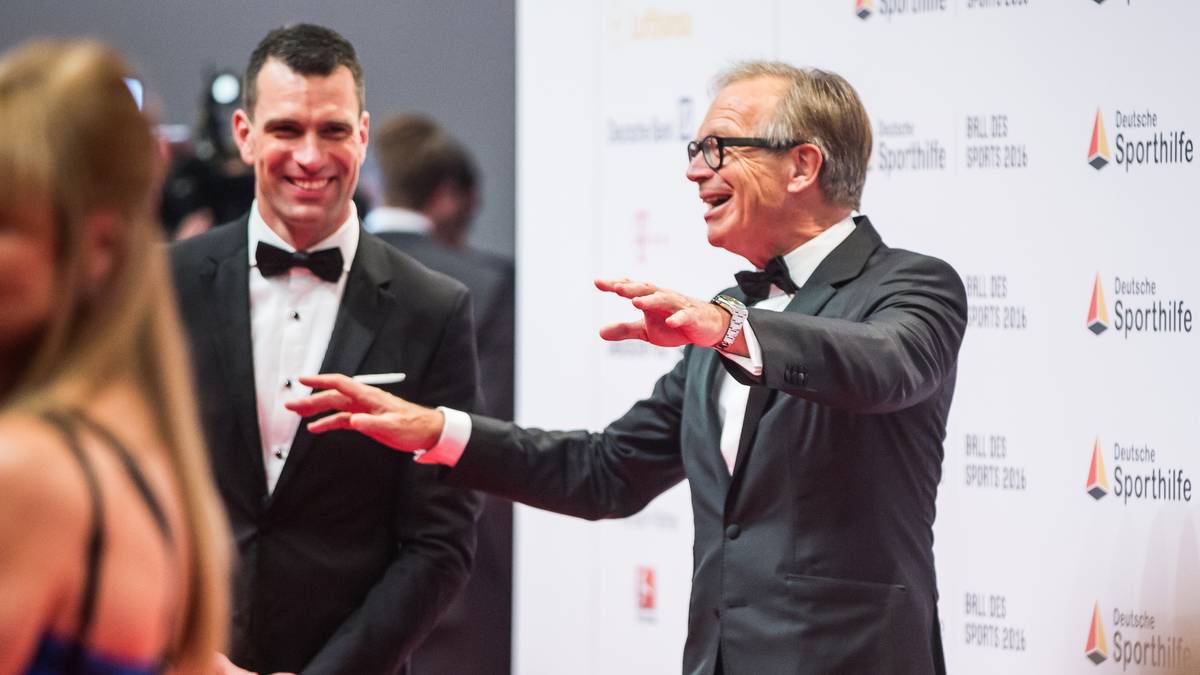 Werner E. Klatten, Aufsichtsratsvorsitzender der Deutschen Sporthilfe, hat alles im Griff 