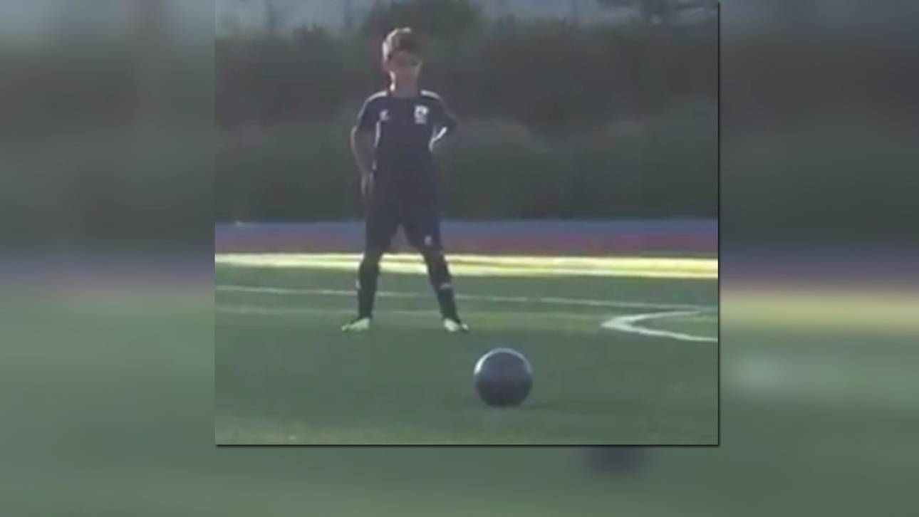 Ronaldo junior zaubert wie der Vater