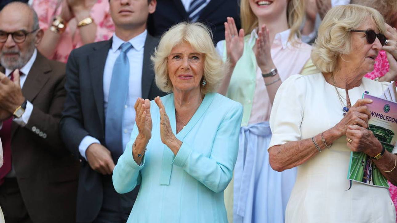 Königin Camilla war zu Besuch in Wimbledon