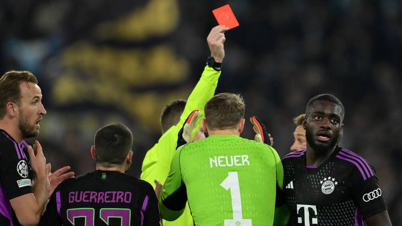 Upamecaeno flog gegen Champions-League-Gegner Lazio Rom mit Rot vom Platz