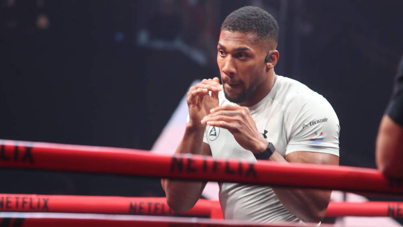 Anthony Joshua wurde bei dem schweren Autounfall leicht verletzt