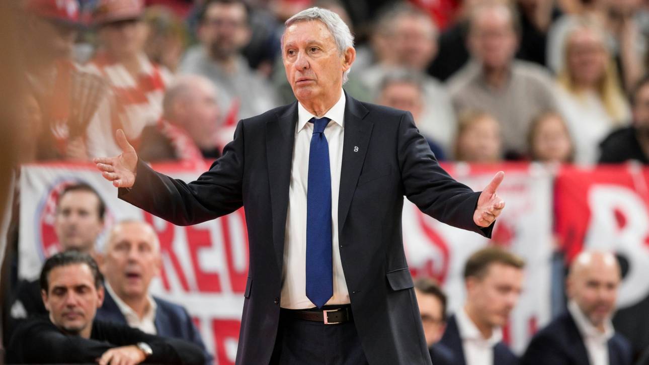 Enttäuschung bei Bayern-Coach Svetislav Pesic