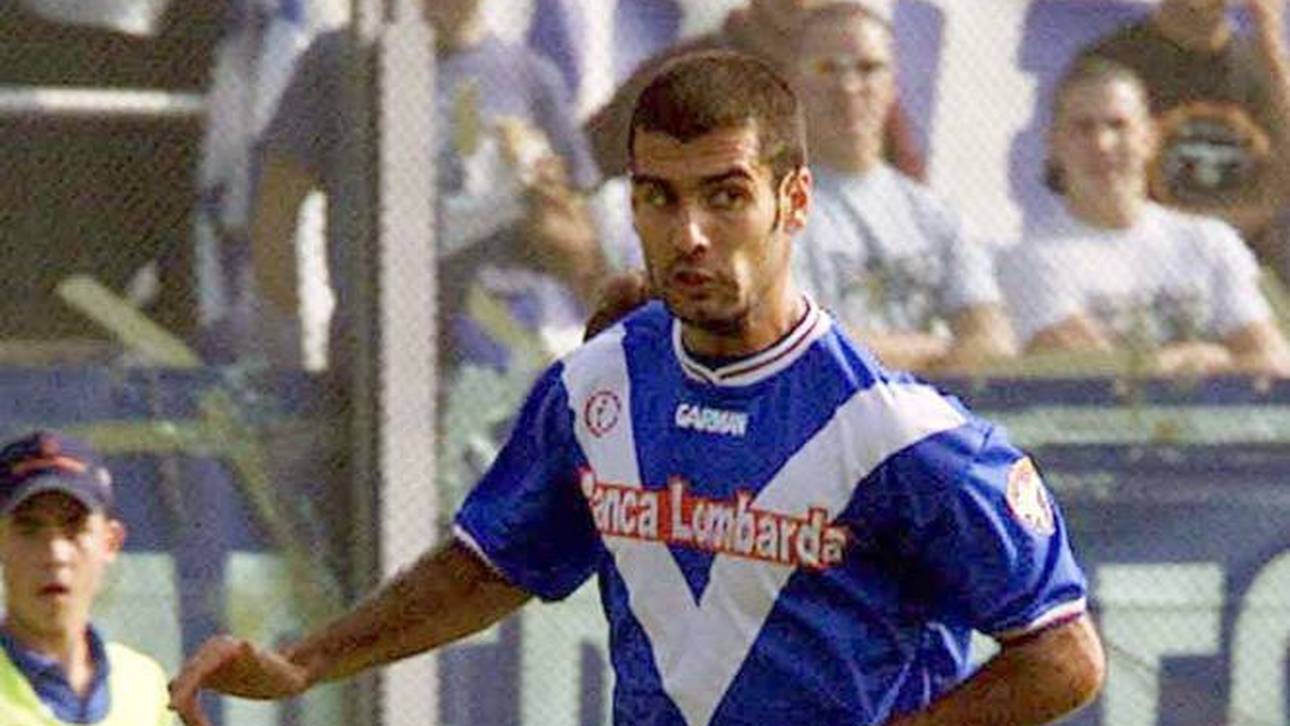 Pep Guardiola als aktiver Spieler bei Brescia Calcio