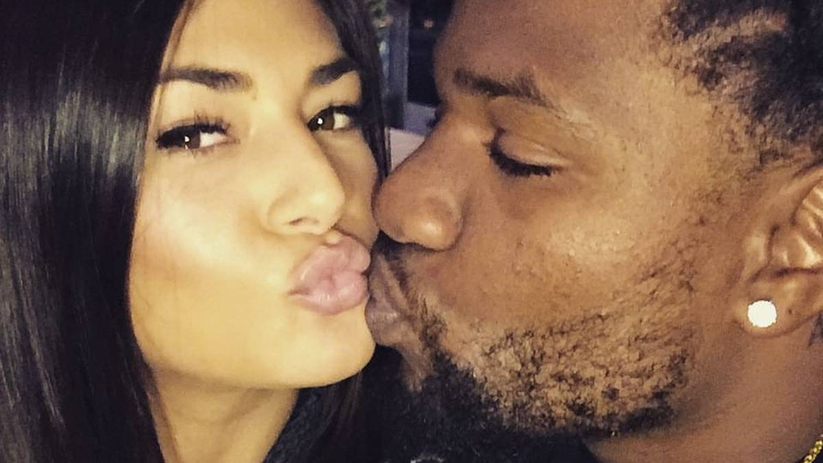 Raiders-Linebacker Vontaze Burfict ist berüchtigt für seine harten Tacklings, 2019 wurde er lange für einen heftigen Hit gesperrt. Privat scheint der 29-Jährige aber ganz sanft zu sein - zumindest hier mit Freundin Brandie LaBomme