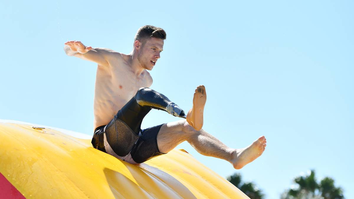 Auch wenn der Spaß im Vordergrund steht: Voller Körpereinsatz ist gefragt