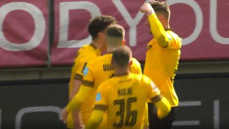 Dynamo Dresden hat den Siegeszug von Tabellenführer SV Elversberg in der 3. Liga gestoppt.