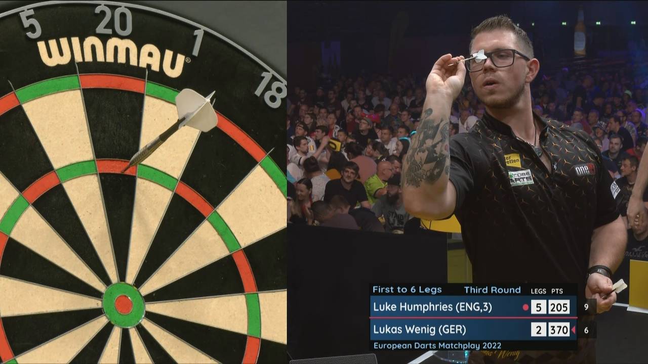 European Darts Matchplay: Lukas Wenig scheitert in Trier gegen Luke Humphries