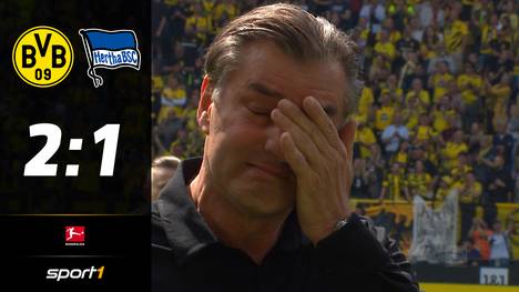 Borussia Dortmund gewinnt zum Saisonabschluss gegen Hertha BSC. Erling Haaland trifft bei seinem Abschied, auch Youssoufa Moukoko ist erfolgreich.