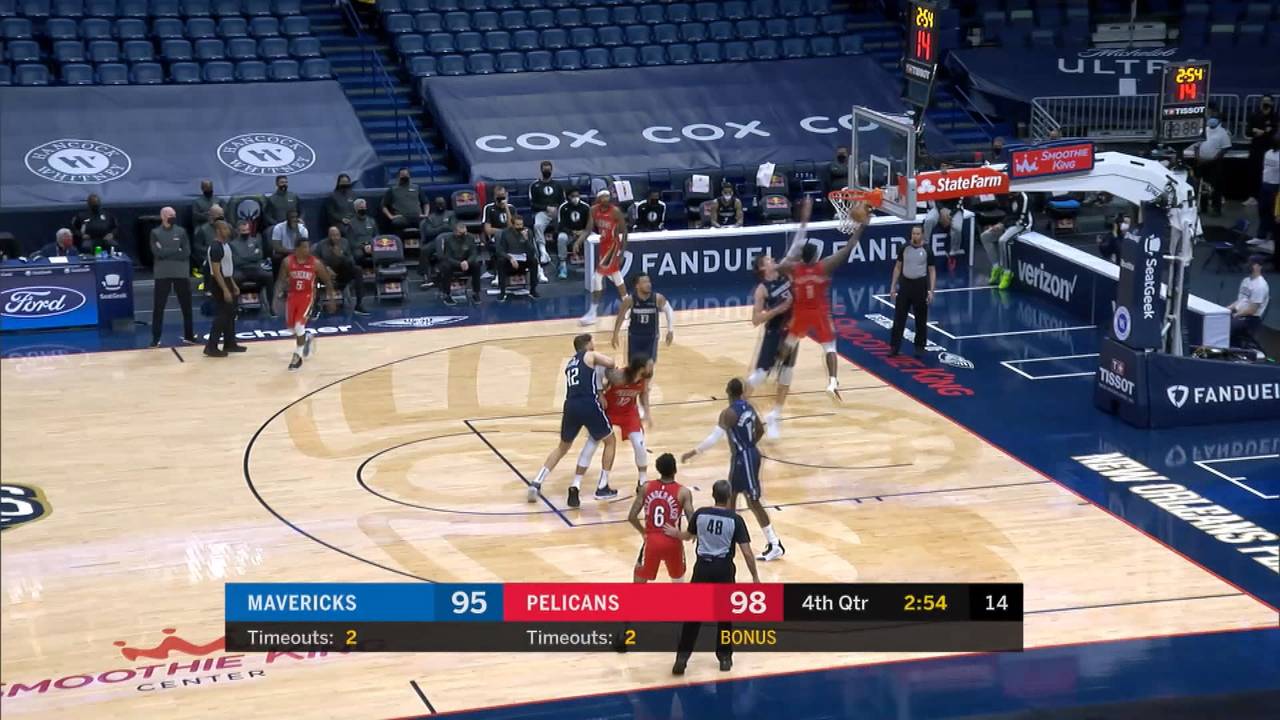 Zion stellt gegen Mavs Rekord auf